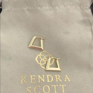 Kendra Scott gold Renzo huggies